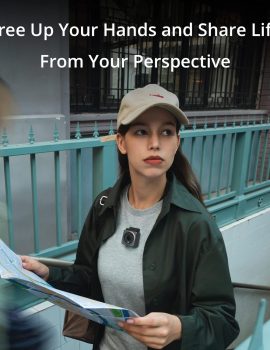 DJI Action 2 Dual-Screen Combo (32GB) WITHOUT Magnetic Protective Case, 4K Action Camera with Dual OLED Touchscreens, 155° FOV, Magnetic Attachments, Stabilization, Underwater Camera Ideal