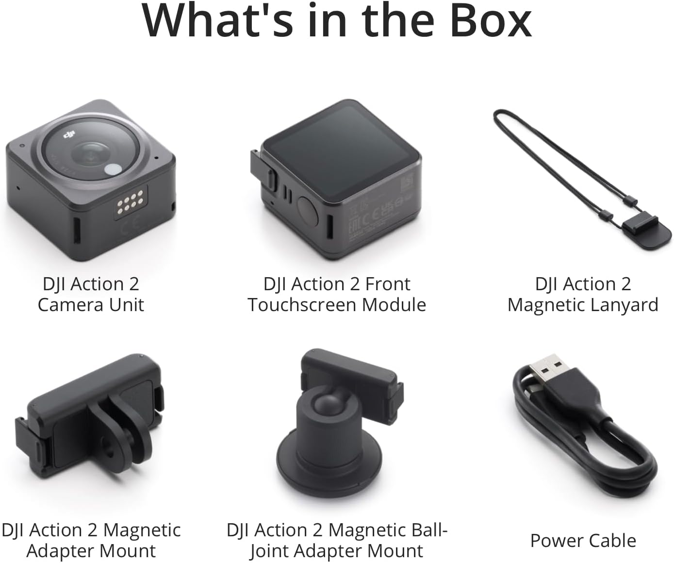 DJI Action 2 Dual-Screen Combo (32GB) WITHOUT Magnetic Protective Case, 4K Action Camera with Dual OLED Touchscreens, 155° FOV, Magnetic Attachments, Stabilization, Underwater Camera Ideal - Image 5