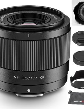 VILTROX 35mm F1.7 XF Mount Lens, Large Aperture APS-C STM Auto Focus Prime Lens for Fujifilm Fuji XF-Mount X-E4 X-H1 X-Pro3 X-S10 X-T4 X-T10 X-T20 X-T30 XT30II X-T200 X-H2 X-H2S X-T5 X-S20 X-T50 X-M5