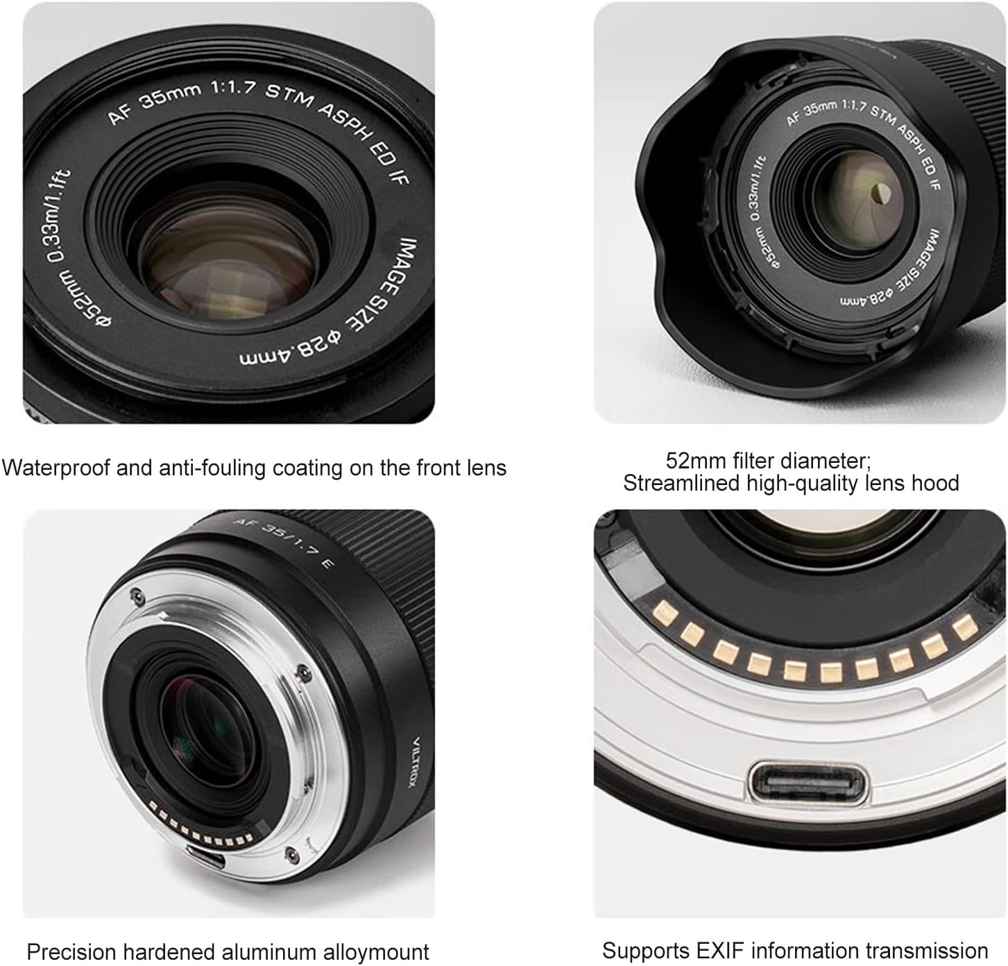 VILTROX 35mm F1.7 XF Mount Lens, Large Aperture APS-C STM Auto Focus Prime Lens for Fujifilm Fuji XF-Mount X-E4 X-H1 X-Pro3 X-S10 X-T4 X-T10 X-T20 X-T30 XT30II X-T200 X-H2 X-H2S X-T5 X-S20 X-T50 X-M5 - Image 7
